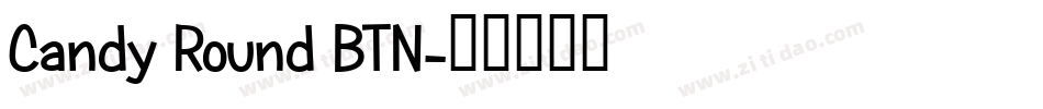 Candy Round BTN字体转换